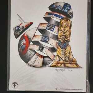 R2D2 Art Print